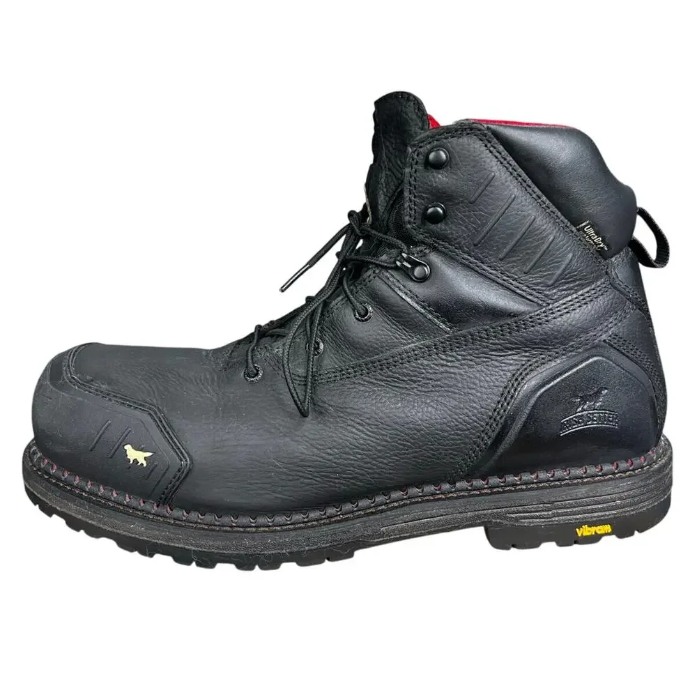 Irish Setter By Red Wing Edgerton XD Black Waterproof Safety Toe Boot Size15